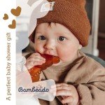 Natural Amber Giraffe Teething Toy for Babies