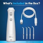 Cordless Rechargeable Water Flosser for Dental Care