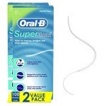 Mint Dental Floss for Braces, Pre-Cut Strands, 50 Count