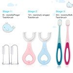 Baby Training Toothbrush Set - 6 in 1 Bundle