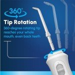 Cordless Rechargeable Water Flosser for Dental Care