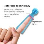 Oogiebear Baby Finger Brush & Tongue Cleaner