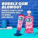 ACT Kids Fluoride Rinse & DenTek Fun Flossers