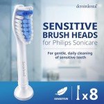 Sensitive Replacement Toothbrush Heads for Philips Sonicare