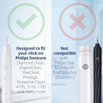Sensitive Replacement Toothbrush Heads for Philips Sonicare
