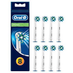 Oral-B CrossAction Toothbrush Heads, Set of 8