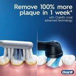 Oral-B iO Deep Clean Rechargeable Electric Powered Toothbrush, White with iO Series 3 Limited, 2 Brush Heads and Travel Case - Pressure Sensor to Protect Gums - 3 Cleaning Settings - 2 Minute Timer