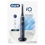 Oral-B iO Deep Clean   Protect Rechargeable Electric Toothbrush, Black with a iO Series 7 Toothbrush, 2 Replacement Brush Heads, and a Charging Travel Case