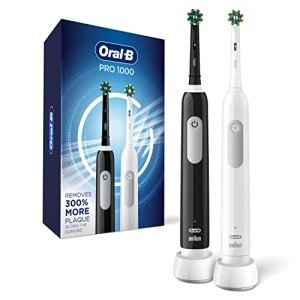 Oral-B Pro 1000 CrossAction Electric Toothbrush, 2-Pack