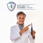 Oral-B iO Deep Clean   Whiten Rechargeable Electric Toothbrush with Visible Pressure Sensor, 2 Minute Timer, 5 Cleaning Settings, 1 iO5 Limited, 3 Toothbrush Heads, Travel Case & Refill Holder, White