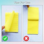 Pastel Lined Sticky Notes - 9 Pack, 4x6 inch
