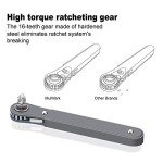 Mini Ratchet Wrench Set - 11pc Right Angle