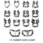 Dental Rubber Dam Kit - Stainless Steel Tools