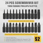49-Pack Screwdriver Bit Set with 1/4" Bit Holder