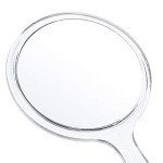 TOPYHL Double-Sided Handheld Travel Makeup Mirror