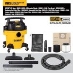 5 Gallon Wet Dry Vacuum with Powerful Suction