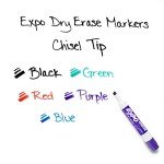 EXPO Low Odor Chisel Tip Dry Erase Markers 36-Pack