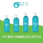 2-Pack Pump Dispenser for Large Shampoo Bottles