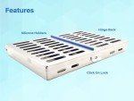 Dental Instrument Organizer Rack for 10 Instruments