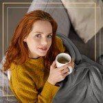 15 Pack Soft Polar Fleece Blankets - Gray