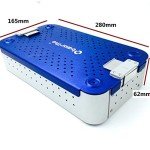 Aluminum Sterilization Tray for Dental Instruments 280mm