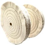 Extra Thick Buffing Wheels for Bench Grinder - 2 Pack
