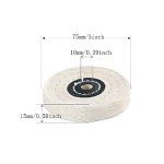 5 Pcs 3'' Cotton Polishing Wheel Set