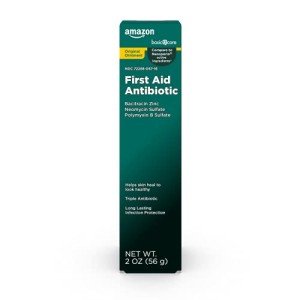 Amazon Basic Care Antibiotic Ointment, 2 oz