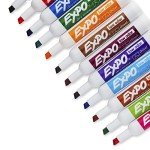 Assorted Low Odor Dry Erase Markers - 12 Count