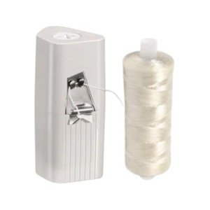 Refillable Dental Floss Dispenser with Mint Waxed Floss