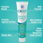 CloSYS Gentle Mint Fluoride Whitening Toothpaste, 7 oz