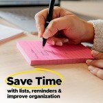 Post-it Super Sticky Notes, 24 Neons Pads 3x3