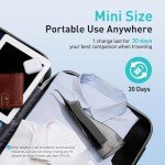 COSLUS Water Dental Flosser Teeth Pick: Portable Cordless Oral Irrigator 300ML Rechargeable Travel Irrigation Cleaner IPX7 Waterproof Electric Waterflosser Flossing Machine for Teeth Cleaning F5020E