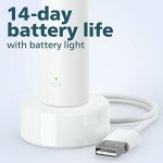 Philips Sonicare 4100 Power Toothbrush, Rechargeable Electric Toothbrush with Pressure Sensor, White HX3681/23