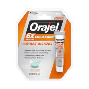 Orajel Moisturelock Cold Sore Treatment Cream 0.105 oz