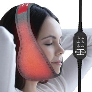 Heated Face Mask for TMJ Relief and Recovery