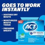 ACT Xylitol Dry Mouth Lozenges, Soothing Mint, 36 Count
