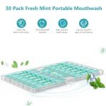 Portable Fresh Mint Mouthwash Strips - 30 Packs
