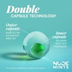 Dual Action Mint Capsules for Bad Breath - 5 Pack