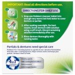 Polident Overnight Whitening Denture Cleanser Tablets, 40 Count