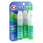 Crest Scope Mint Breath Mist Spray - 4 Pack