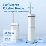 Portable Cordless Water Flosser for Travel & Home