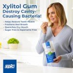 Xylitol Chewing Gum - Spearmint Flavor, 150 Pieces