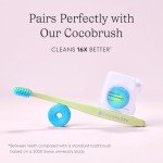 Cocofloss Mint Waxed Dental Floss - 4 Spools