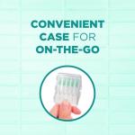 GUM Soft-Picks Original, Easy to Use Dental Picks for Teeth Cleaning and Gum Health, Disposable Interdental Brushes with Convenient Carry Case, Dentist Recommended Dental Picks, 270ct