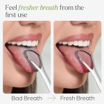 VIVAGO Stainless Steel Tongue Scraper Set