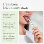 VIVAGO Stainless Steel Tongue Scraper Set