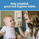 Mint Elephant Toothbrush Set with Strawberry Toothpaste