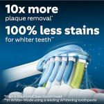 Philips Sonicare C3 2-in-1 Plaque Removal Whitening Brush Heads, Genuine Replacement Toothbrush Heads, White, 2 Pack, HX9042/65