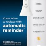 Philips Sonicare C3 2-in-1 Plaque Removal Whitening Brush Heads, Genuine Replacement Toothbrush Heads, White, 2 Pack, HX9042/65